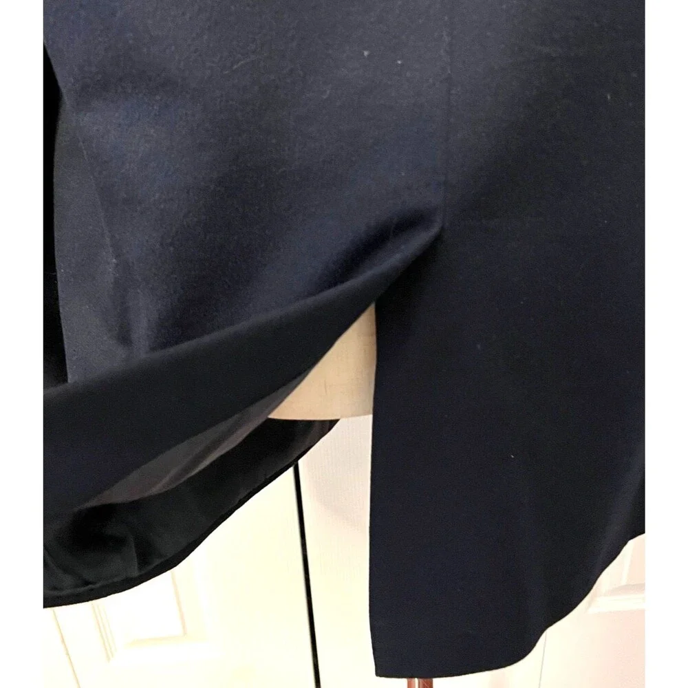 Vtg Barney’s New York Men's 42R Cashmere Navy Blue Blazer Jacket USA Union Made